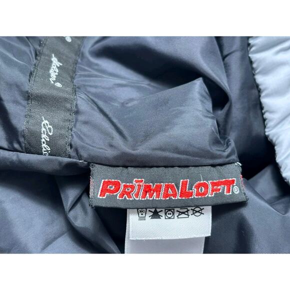 Eddie Bauer EBTEK Puffer Vest Jacket Womens Size M Gray Full Zip Primaloft - Picture 6 of 8